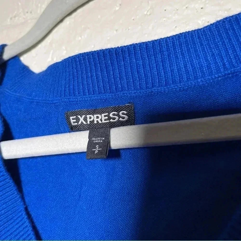 Express Sweater Dress Blue  Size: S - Picture 3 of 7